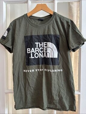 Olive Barcelona Logo Short Sleeve Tee